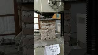 Compression Test of Brick Prism | UET Peshwar Civil Engineering Department