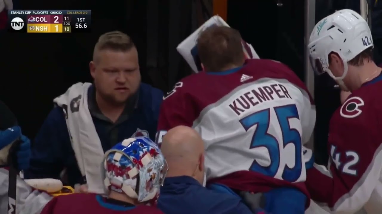 Crazy update on Kuemper's eye injury suffered early in playoffs