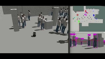 DRL-VO control policy: simulation demonstrations ​of the DRL-VO control policy
