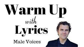 Warm Up with Lyrics - Male Voices - Lower Voices screenshot 5