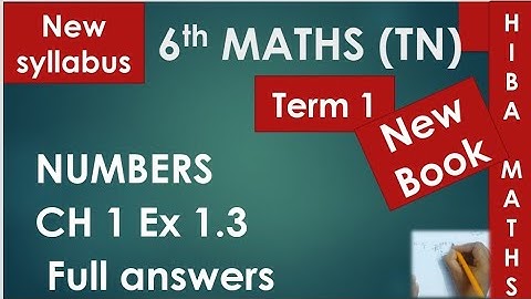 6th maths term 1 chapter 1 exercise 1.3 full answers tn samacheer hiba maths