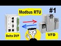 Управление частотником ПЧ по rs 485 Modbus RTU из ПЛК | Программирование ПЛК