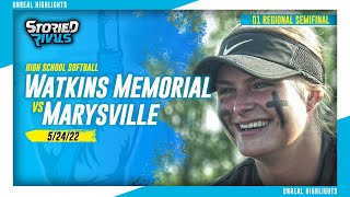 Watkins Memorial vs Marysville 🥎 | Regional Semifinal Highlight [5/24/22]