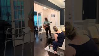Old Geezer surprises young family with singing telegram