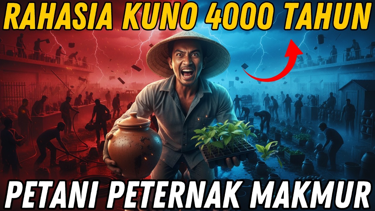 Lupakan Menyiram Kebun Berminggu-minggu! Ternyata Cuma Pakai Sistem Irigasi Berusia 4.000 Tahun Ini