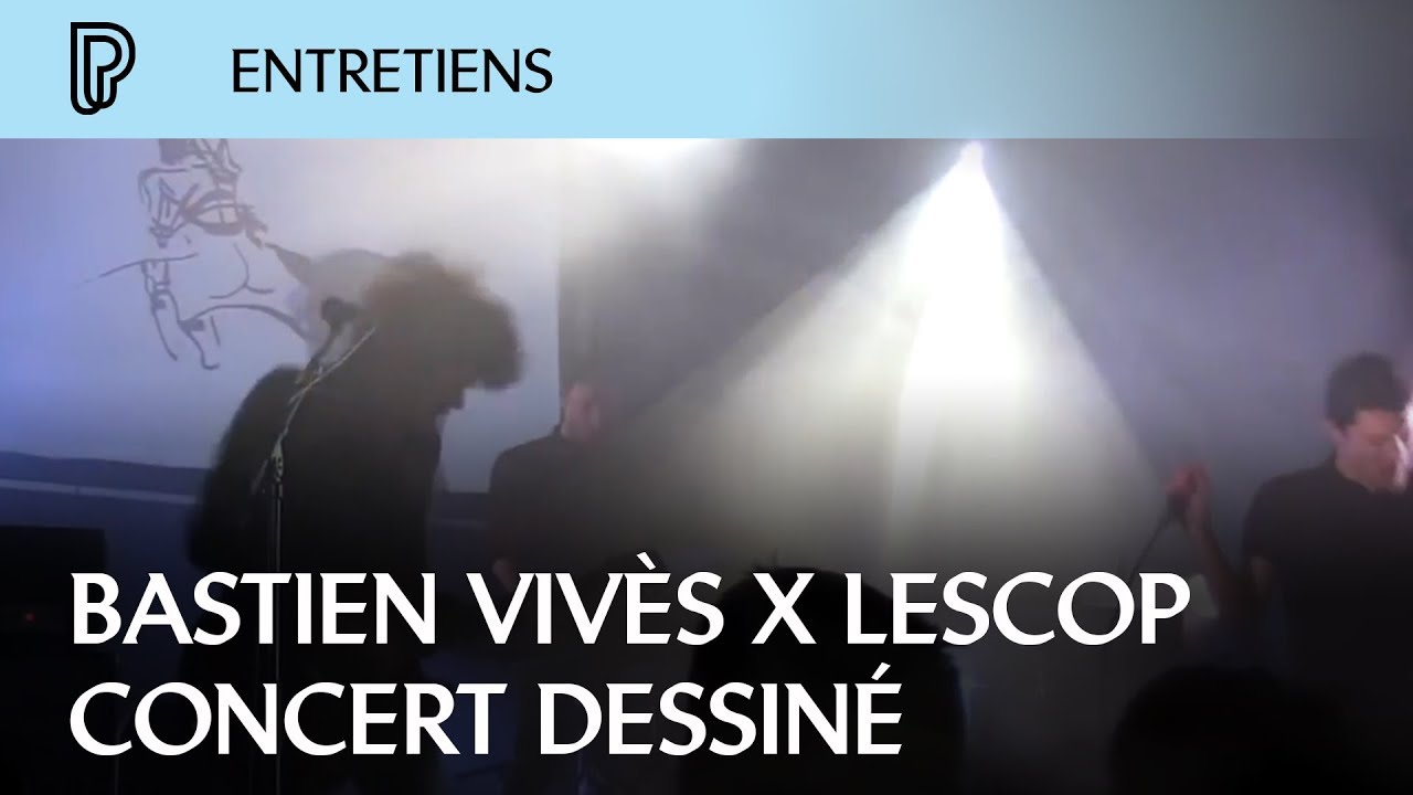 Lescop & Bastien Vivès : Concert dessiné jazz roster