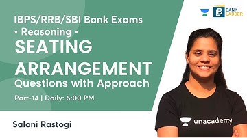 Seating Arrangement | Reasoning Questions with Approach | Target RRB PO 2021 | Saloni Rastogi