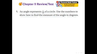 chapter 11 review test 4th grades , go math