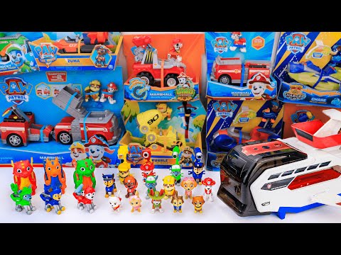Paw Patrol Unboxing Collection Review | Marshallmighty movie bulldozer | Hero pup | Marshall ASMR thumbnail