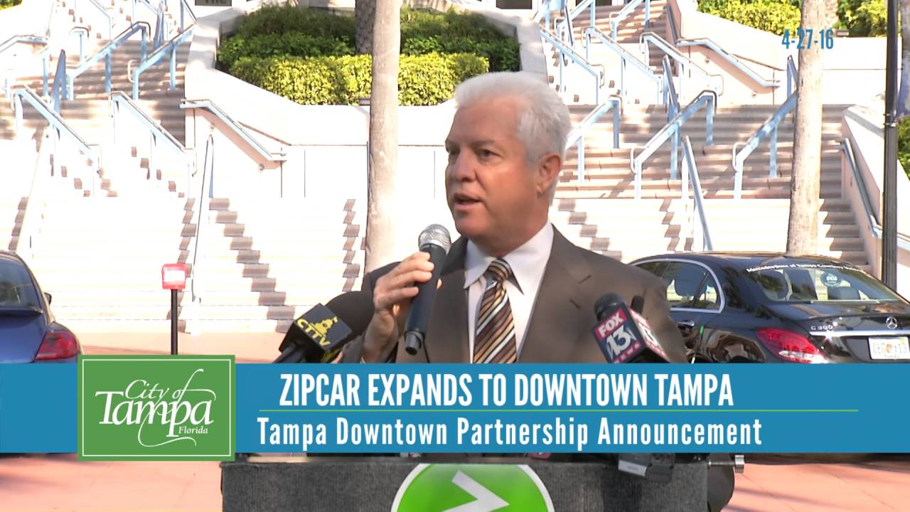 Zipcar Expands to Downtown Tampa YouTube