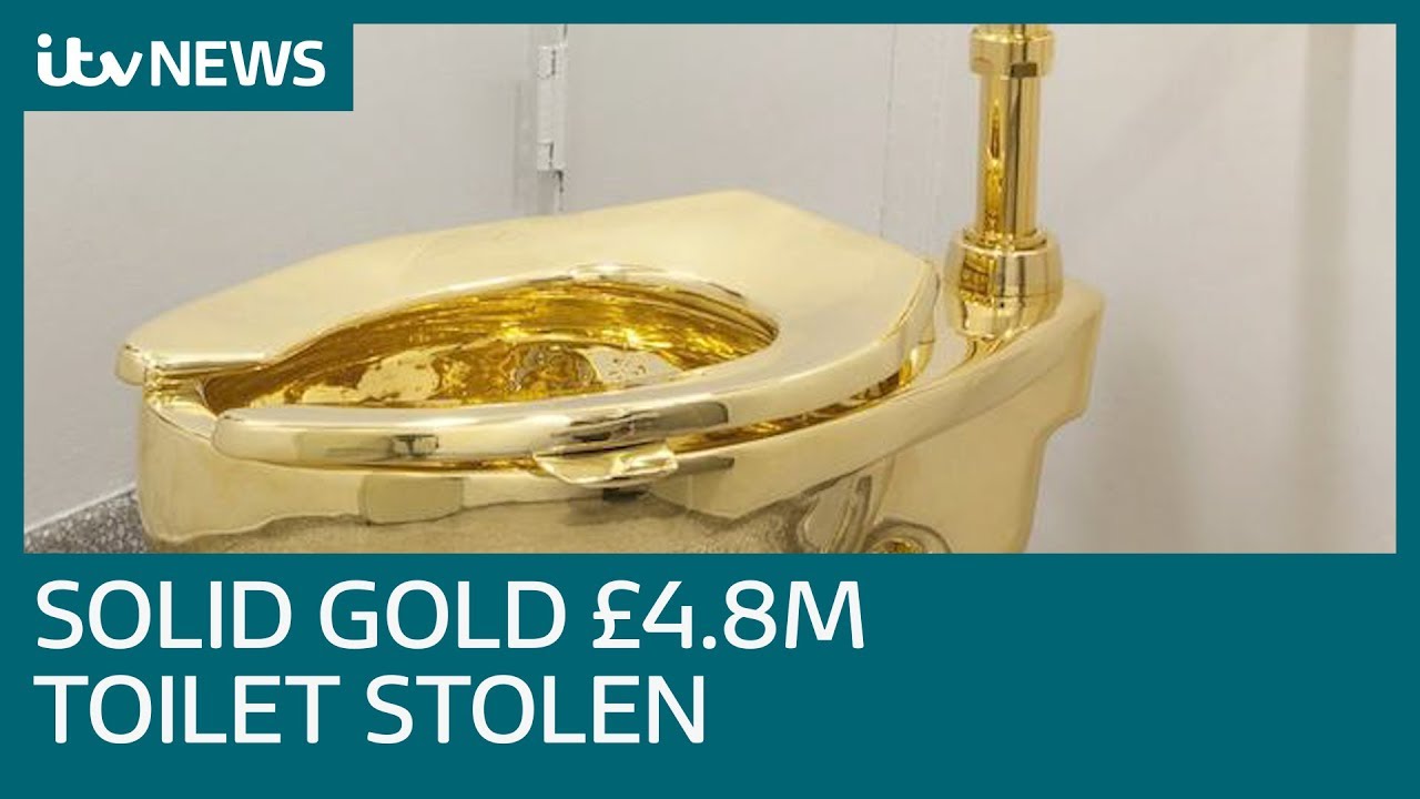 £4.8m gold toilet stolen from Blenheim Palace remains missing ITV