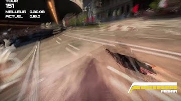 WipEout omega Downtown A class speedlap 0.29.97 Rank 3