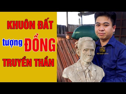 Khuôn đất tượng đồng truyền thần - Đúc tượng đồng truyền thần theo yêu cầu