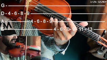 How to play F# major scale on violin | Easy Music Tutorials