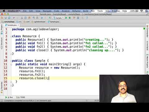 execute around method pattern in java part 1 - YouTube