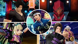 KOF XV - All Character Story Interactions (incl. All DLC)