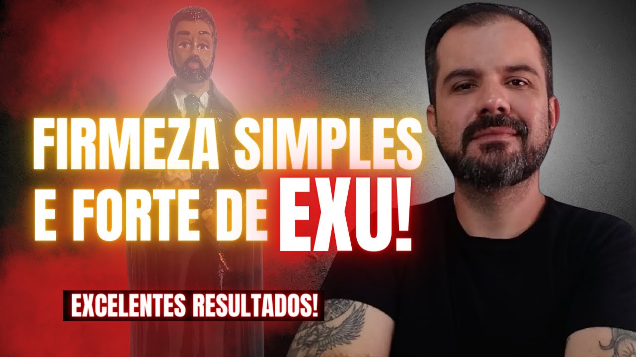FIRMEZA SIMPLES E PODEROSA DE EXU! (COM ITENS QUE TEM EM CASA!)