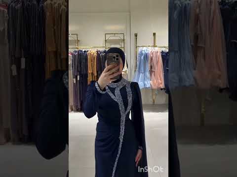 فساتين سواريه للمحجبات 2026 اجمل فساتين سهره للمحجبات  