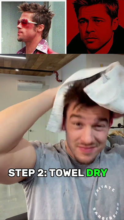 How To Get Tyler Durden Hair At Home Fast