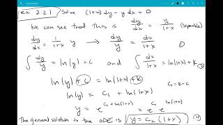 2.2: Separable equations 3 - application example