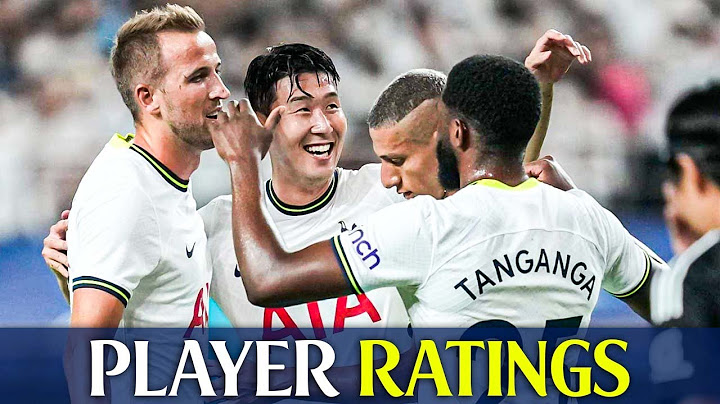 Team K League 3-6 Tottenham • Pre Season Friendly [PLAYER RATINGS]
