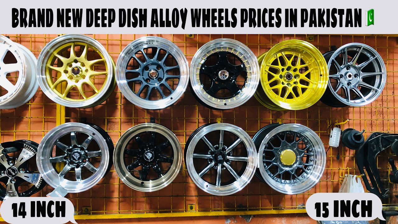 Brand NEW DEEP DISH ALLOY RIMS Prices In Pakistan 14 15 INCH MULTI Brand NEW DEEP DISH ALLOY RIMS Prices In Pakistan 14 15 INCH MULTI