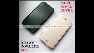Самый тонкий противоударник. Чехол книжка Huawei Nova Lite 2017 SLA-L22 от MOFI Ultrathin видео чехол huawei nova lite