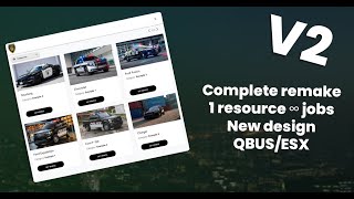 ESX/QB JobGarage V2 USA | AlphaStore