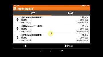GeoMax X-PAD Ultimate - Changing Mountpoints