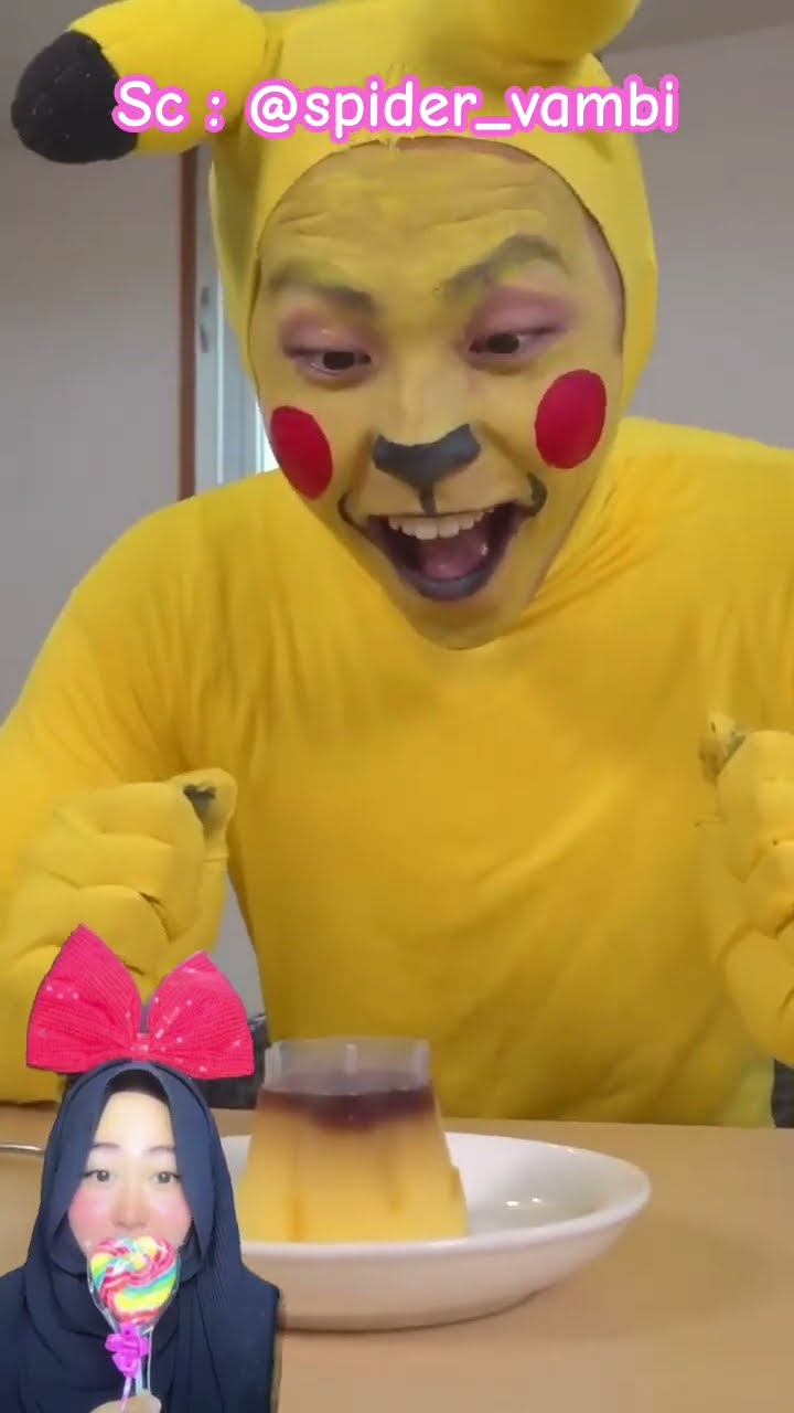 KENAPA PUDING PIKA GAK MAU KELUAR ⁉️ternyata ? @spider_vambi #shorts #funny #dubbing