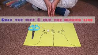 Roll the DICE & Cut the line | easy n quick game for toddlers screenshot 2