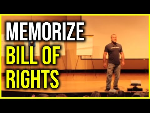 Memorize Bill of Rights a Unique Way Taught by Memory Champ