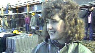 Jehovahs Witnesses build Kingdom Hall in 3 Days | Letterkenny, Co. Donegal, Ireland 1989
A group of Jehovahs Witnesses in Letterkenny, County Donegal build a new Kingdom Hall in three days.
150 Jehovahs Witnesses from all over Ireland and abroad have come together for three days to volunteer their labour to complete the project.
They call them quick builds and thats certainly what this one was.
The idea is that they get the Kingdom Hall built as quickly as possible so that they can get on with their important missionary work.
The aim was to build a hall the size of a large bungalow with room for about two hundred people.
The final building measures 22 metres by 10 metres and is now ready for the Letterkenny congregation. The main meeting hall can seat around one hundred and fifty and the library can take another fifty.
Up to six more quick builds are planned for around the country in the next year.
An RTÉ News report broadcast on 23 October 1989.
The reporter is Eileen Magnier. Jehovahs Witnesses build Kingdom Hall in 3 Days | Letterkenny, Co. Donegal, Ireland 1989