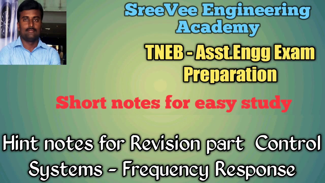 Frequency Response analysis - Short revision notes - Control system ...