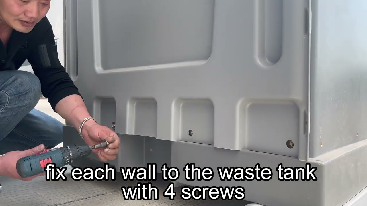 Toppla 410L Portable Toilet Installation