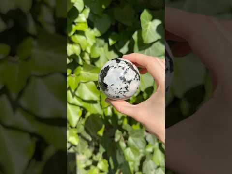 Куля Адуляр натуральний Місячний камінь інтер'єрний 59,2мм 303,8г, видео 1