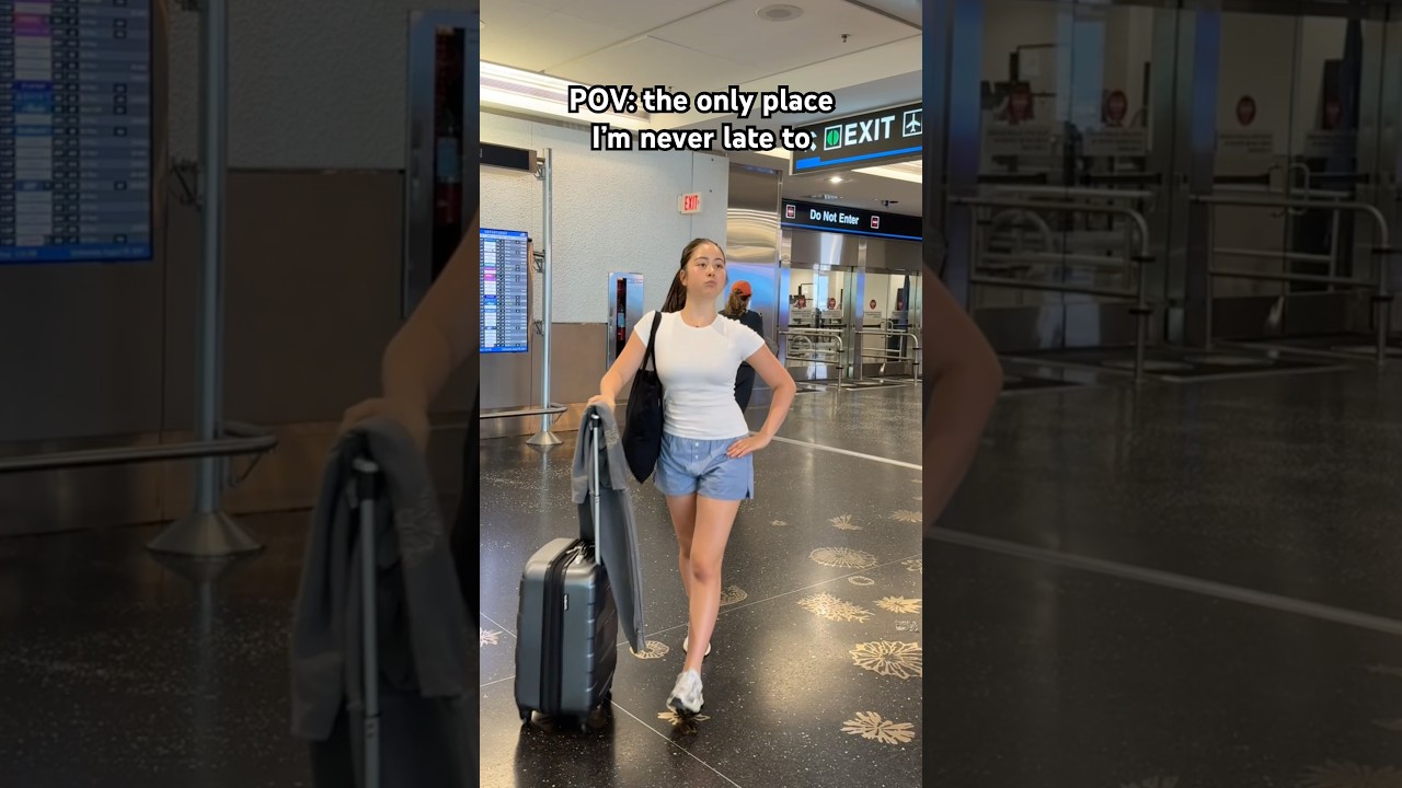 Always 4 hours early 😎 