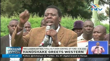 Wamalwa, Wetangula pledge to work together after ending their long term political enmity