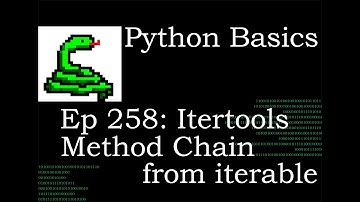 Python Basics itertools chain from iterables