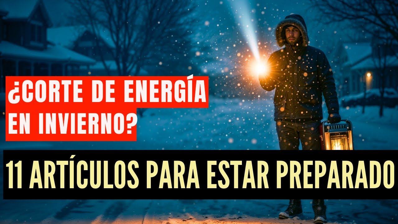 11 Artículos Esenciales para Sobrevivir a un Corte de Energía en Invierno!