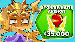 The Stormwrath Archon Is BROKEN... (5th Tier Skywarden In Bloons TD 6)