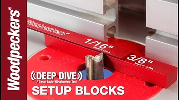 No Rules Or Tapes! Precise Measurements With Setup Blocks | Deep Dive | Woodpeckers Tools