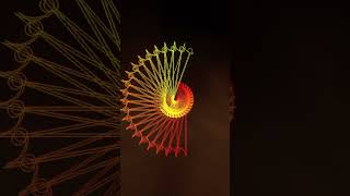 Python Turtle Art: Amazing Coding Visuals #shorts