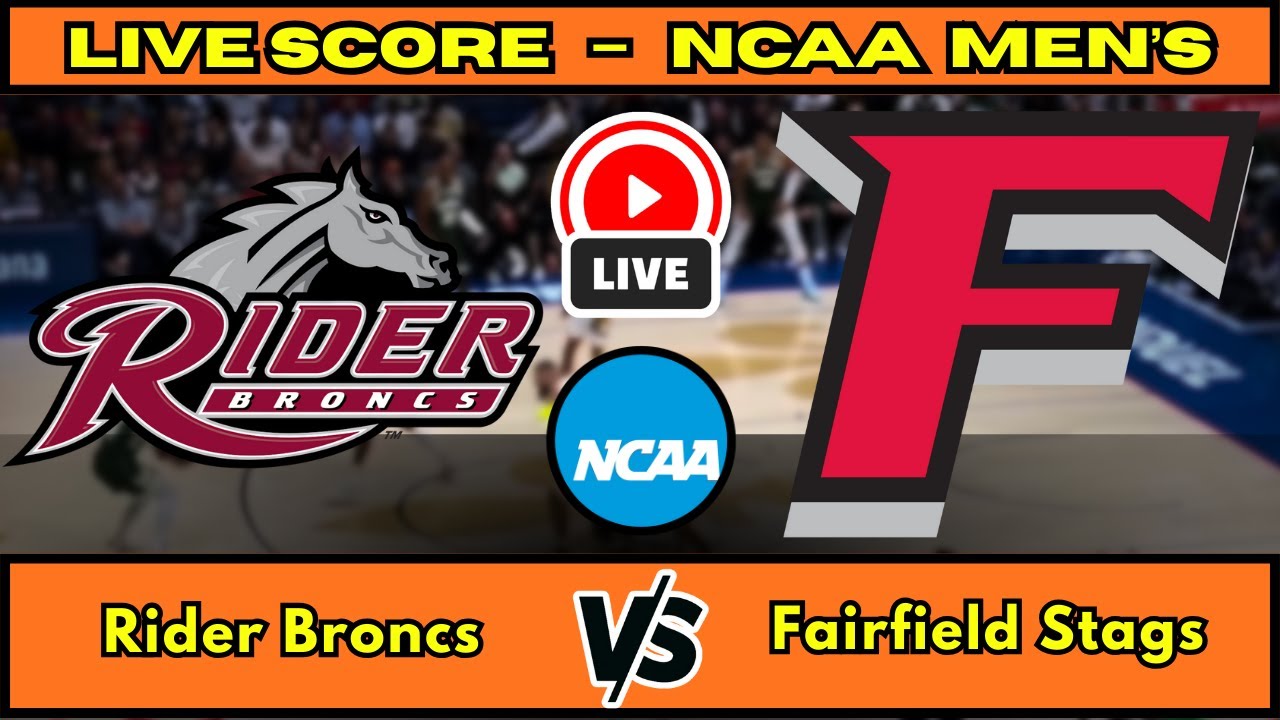 🔴 Rider Broncs vs Fairfield Stags | NCAA Men’s Basketball | Live Score Update Jan 9