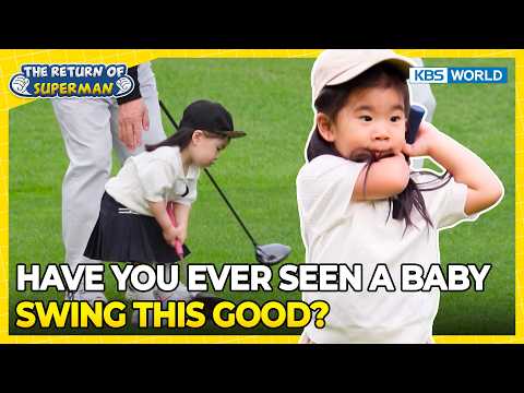 Inseo & Yeonseo Learn Golf From the Best! [The Return of Superman:Ep.635] | KBS WORLD TV 260913