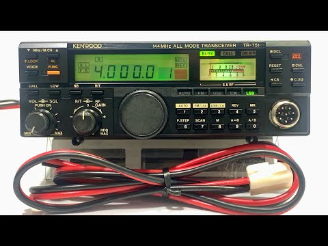 トランシーバー Kenwood TR-751D 💥Kenwood TR-751D VHF 35W + DC + Mic Open💥 - YouTube