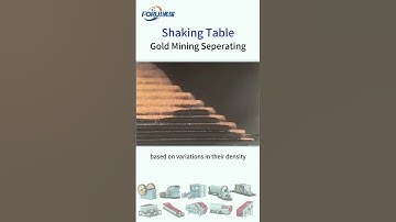 Gold shaking table in Gravity Concentration #goldmanufacturing #goldplan #miningmachinery