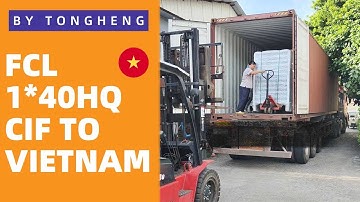Container Ship to Vietnam | Container Loading | FCL Shipment #vietnam  #factory #shipping #loading