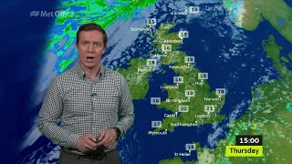 Thursday morning forecast 10/08/2017