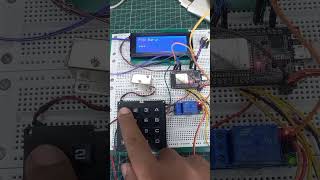 smart door lock with keypad 4x4 #arduino #arduinoproject #esp32 #esp32project #smartdoorlock